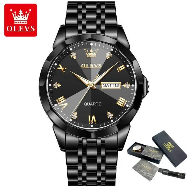 Olevs 9931 - Black Watch Price in Bangladesh - Olevs Bangladesh