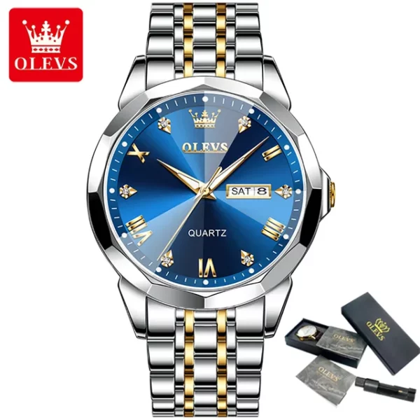 Olevs 9931 - Blue Watch Price in Bangladesh - Olevs Bangladesh